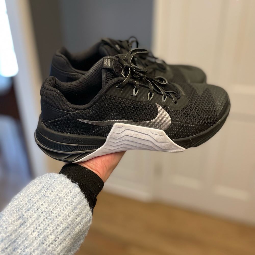 (46) Nike Metcon 7 Womens CrossFit Training Shoes Black/White-Grey CZ8280 010